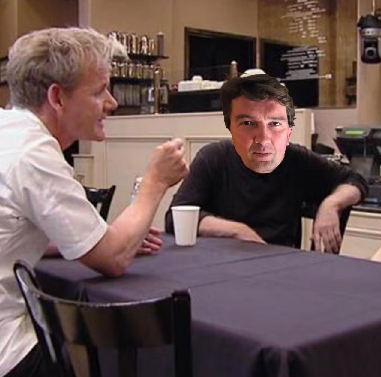 “Uma vergonha” - Gordon Ramsay expulsa cozinheiro Olivier do seu restaurante